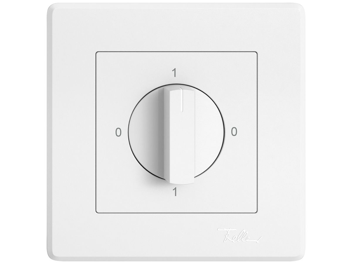 UP-Drehschalter EDIZIO.liv SNAPFIX® Drehgriff Ausschalter 0/1L ws