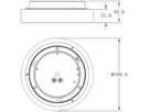 LED-Anbauleuchte Sir Heian OMNIPEACE 3 24W 1500…3300lm 3000…4000K DALI Ø300