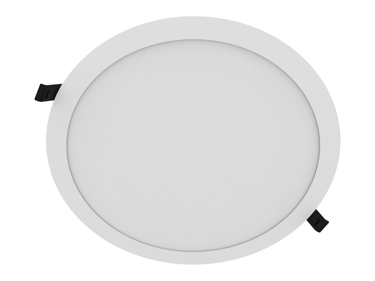 LED-Downlight LEDVANCE SLIM 25W 2500lm 830/840 IP44 DALI Ø292×23mm weiss