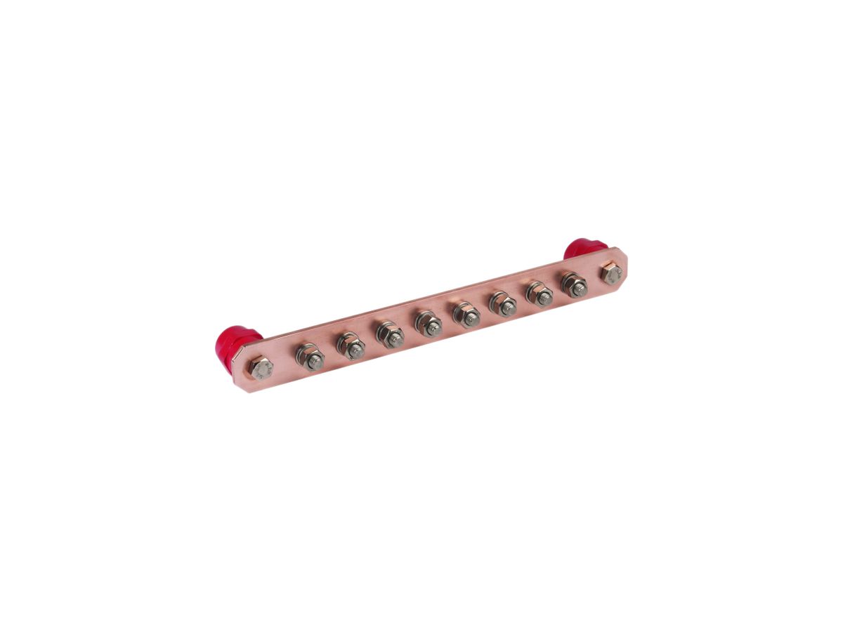 Potentialausgleichsschiene DEHN/elvatec Cu 8×M10×25mm