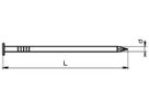 FK-Stahlnagel 2.8×70mm blank