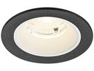 EB-LED-Deckenleuchte SLV NUMINOS S 6.7W 1050lm 4000K WB DALI DIM Ø80×52mm sz/ws