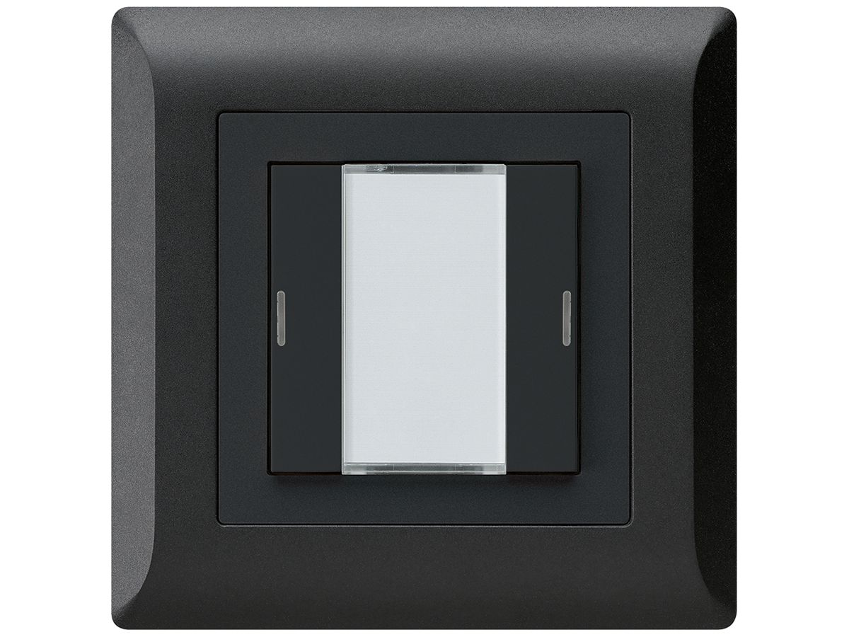 UP-Taster kallysto.line KNX 2×RGB LED s/e-link schwarz