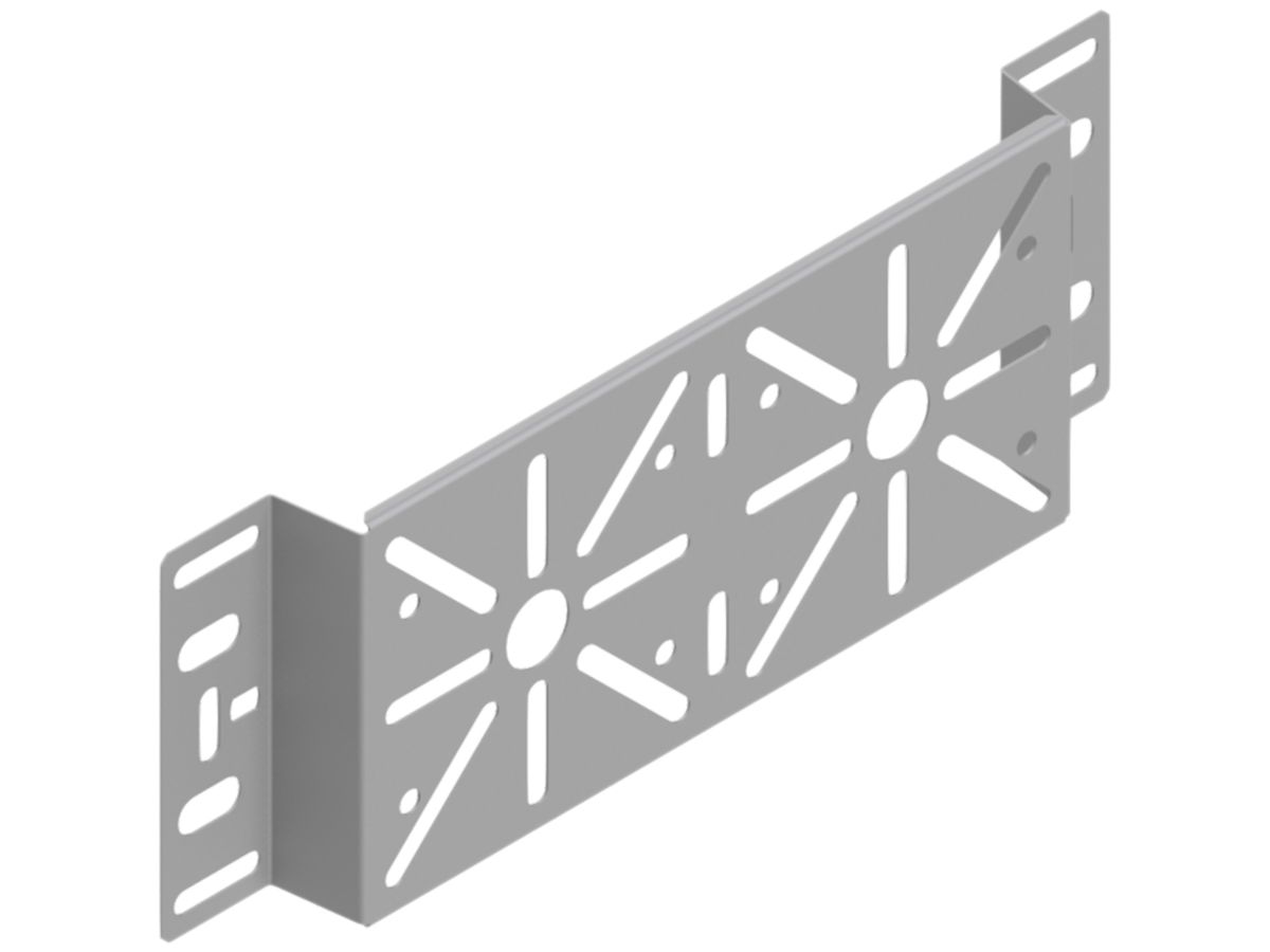 Apparate-Montageplatte 2×Lanz, verzinkt