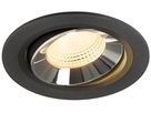 LED-Downlight SLV NUMINOS MOVE L 17W 2500lm 3000K WB DALI Ø145 sz/cr