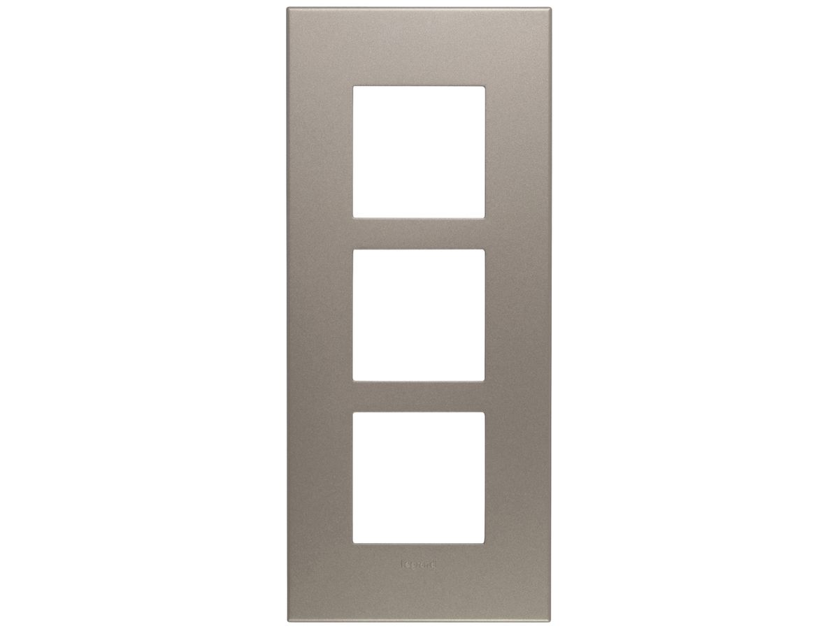 UP-Kopfzeile Legrand Arteor 1×3 horizontal 213×92mm Champagne