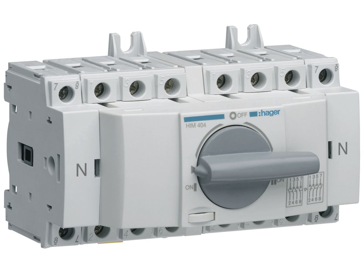 REG-Lastumschalter Hager 4L 40A / 7 TE