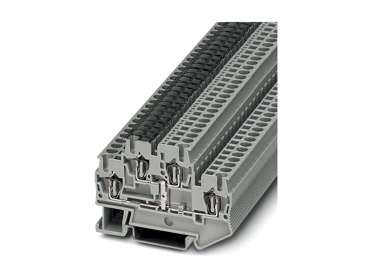 Reihenklemme 0.08…4mm² Zugfederanschluss grau