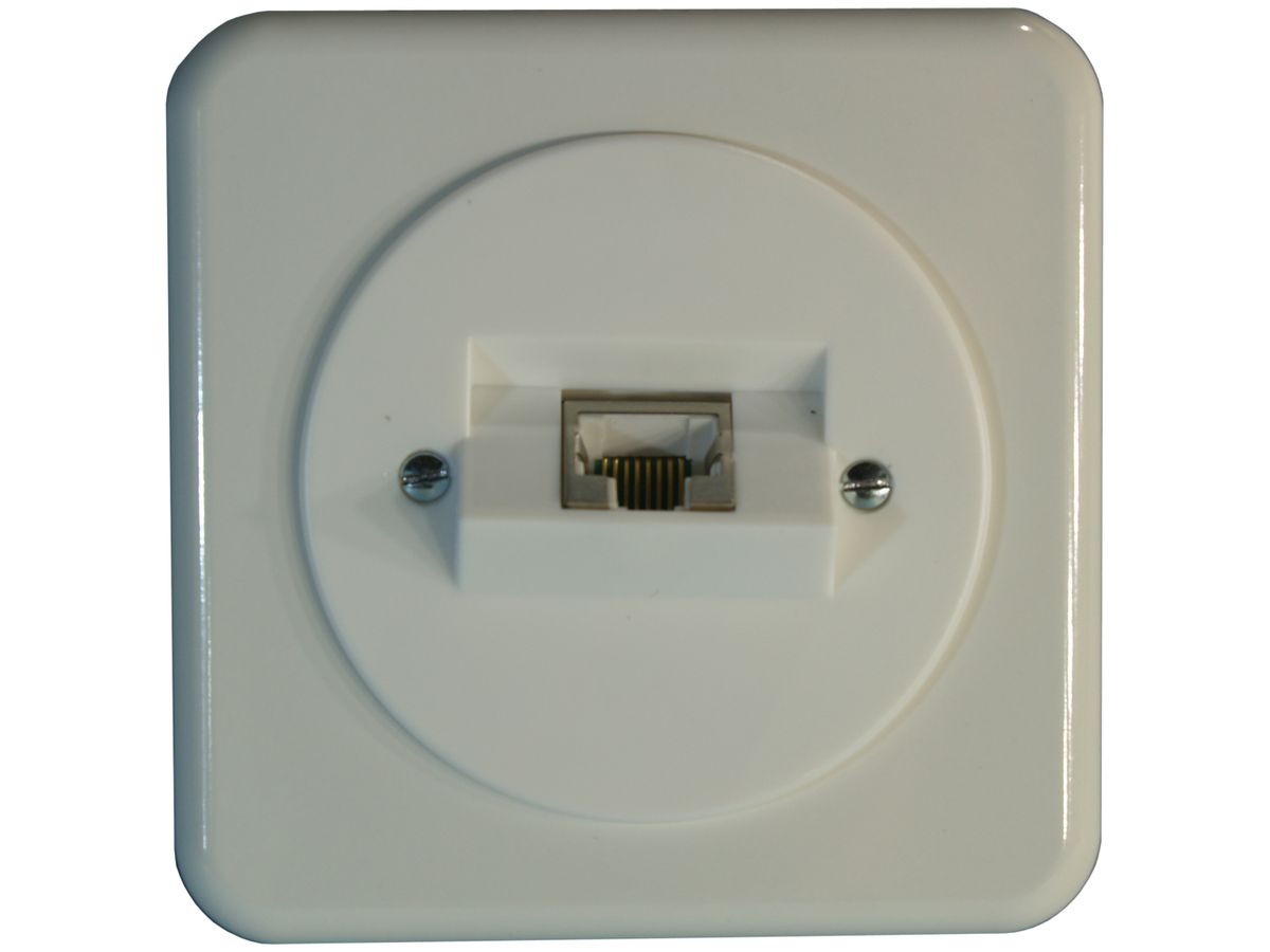 UP-Anschlussdose St.PMI 1×RJ45 weiss