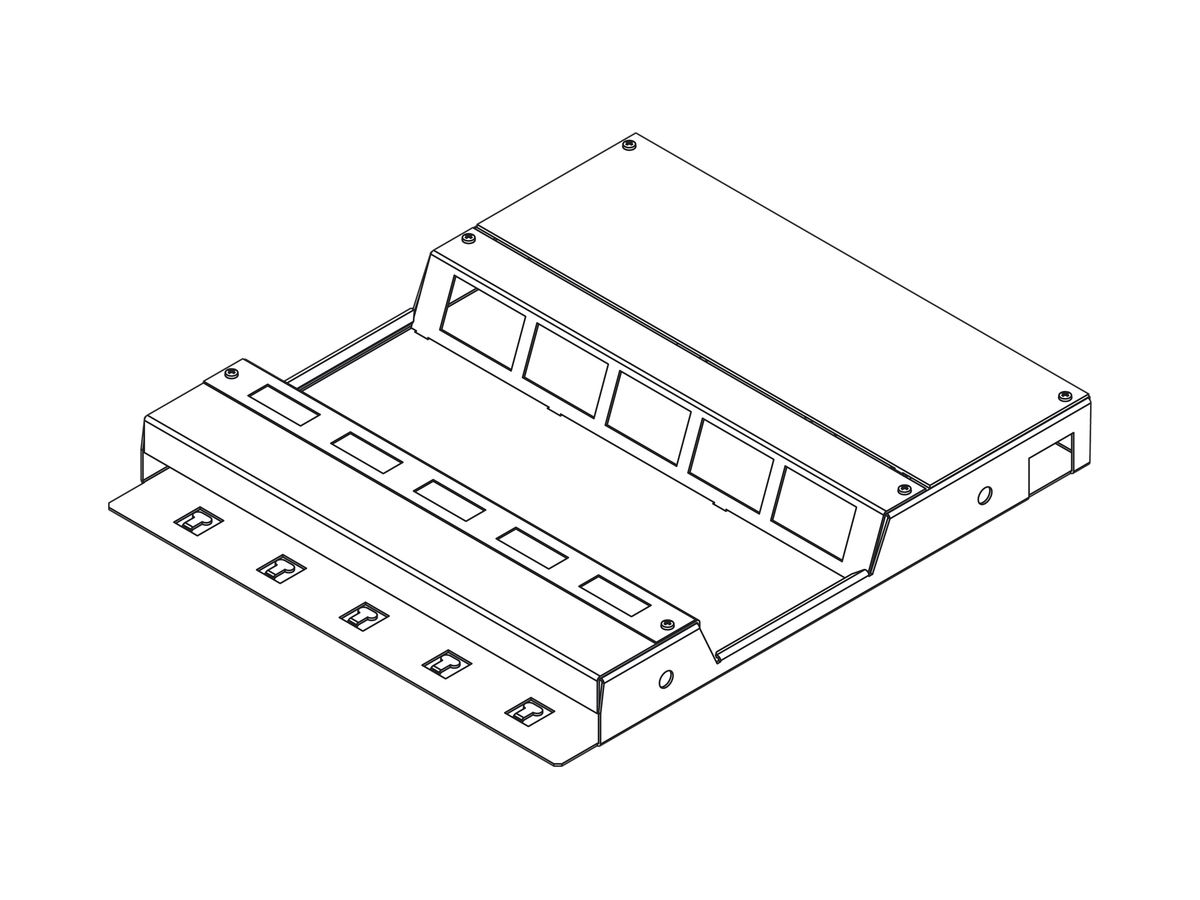 Bodendose doppelt Lanz H=45mm 10 FLF