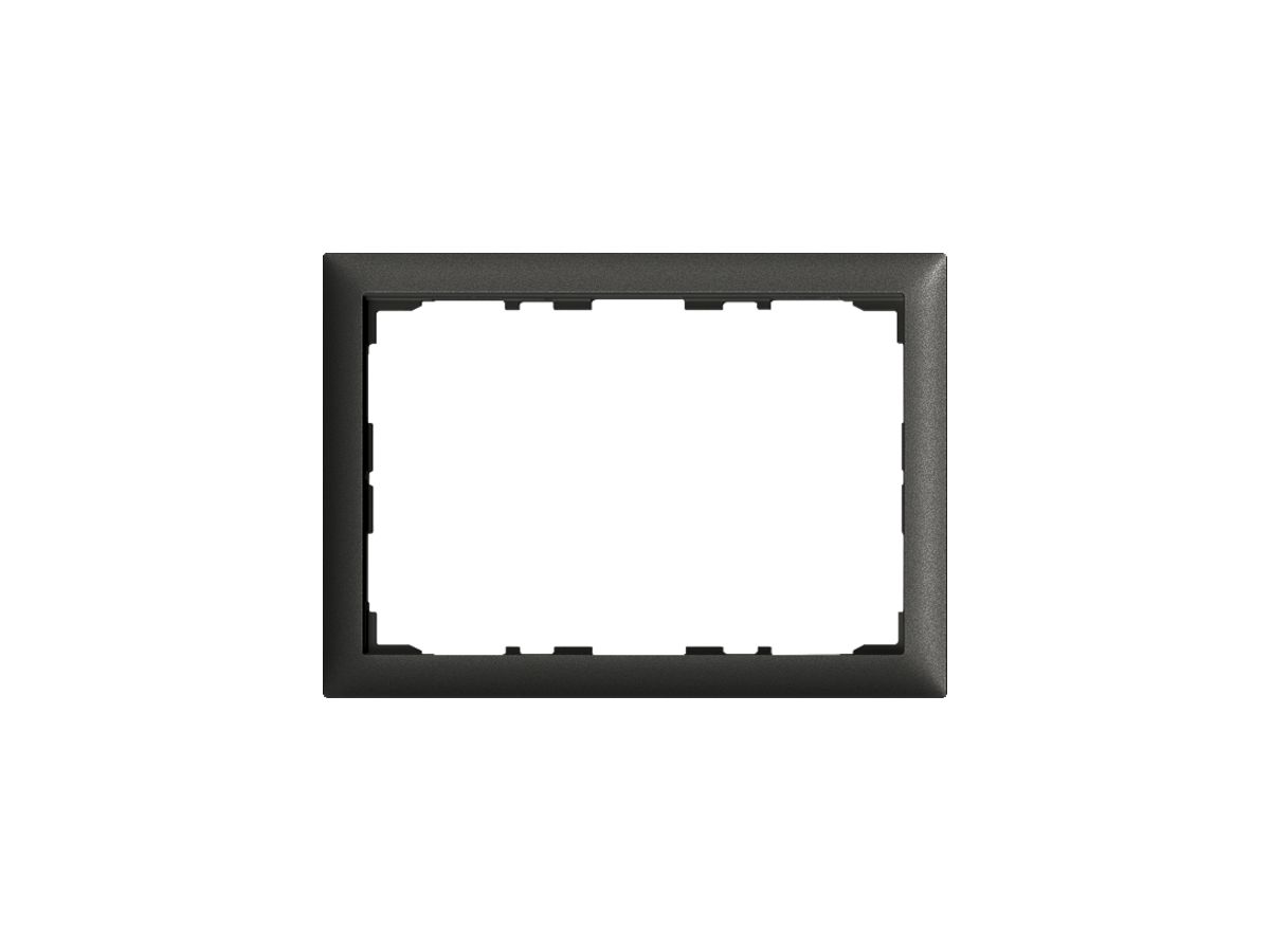 Abdeckrahmen EDIZIOdue colore für KNX-Panel 7" schwarz