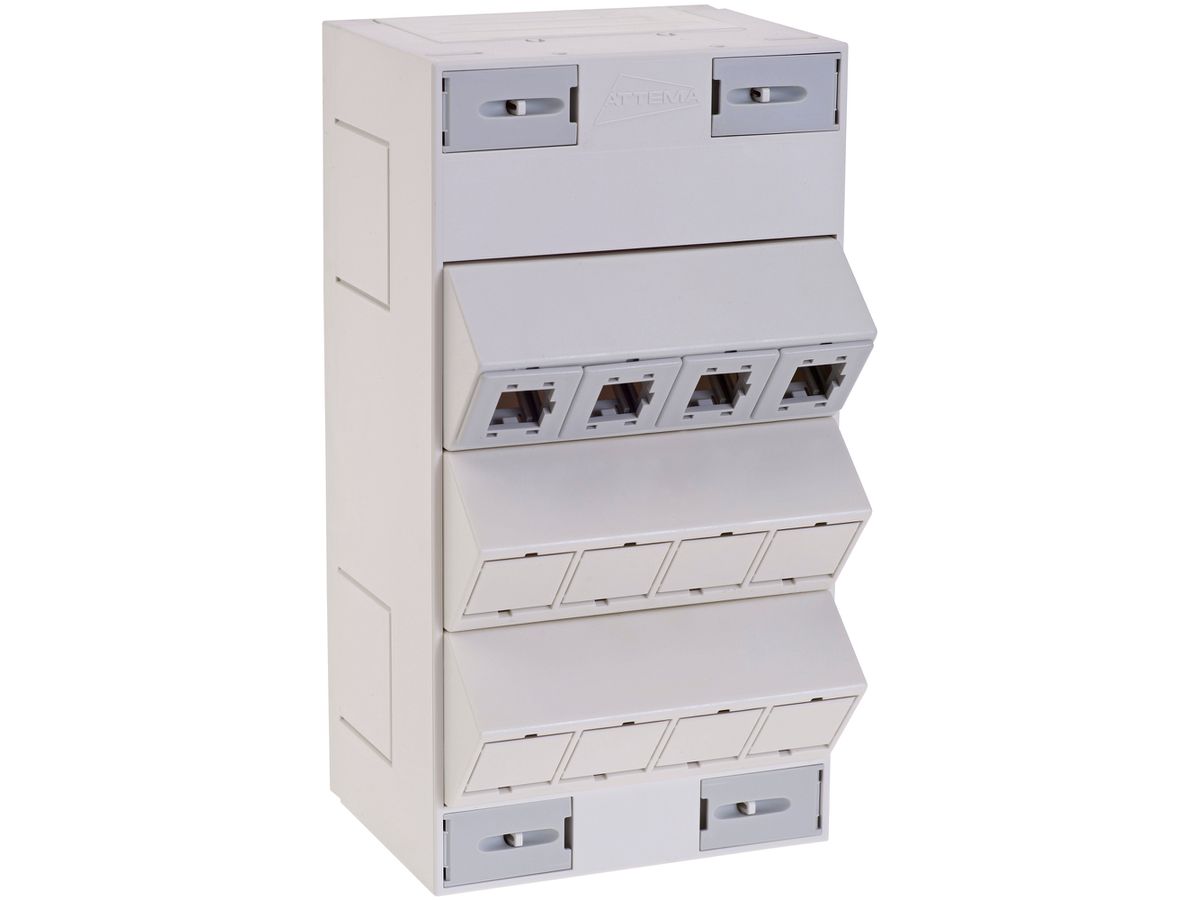 AP-Verteiler Patchbox für 12×RJ45-Modul Keystone B