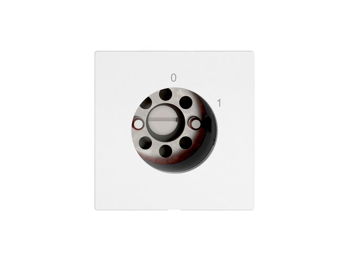 Schlüsselschalter EDIZIO.liv für KABA 1262KA Ausschalter 4P 0-1 T=77mm ws