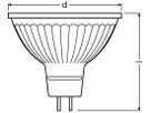 LED-Lampe PARATHOM MR16 50 DIM GU5.3 8W 940 621lm 36°