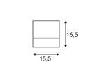 Deckenleuchte SLV KARDAMOD SURFACE, GU10 75W eckig IP20 weiss