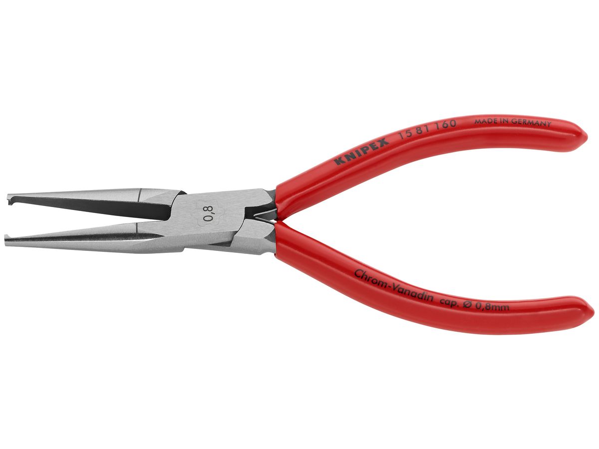 Abisolierzange KNIPEX Ø0.8mm 160mm poliert mit Kunststoff überzogen