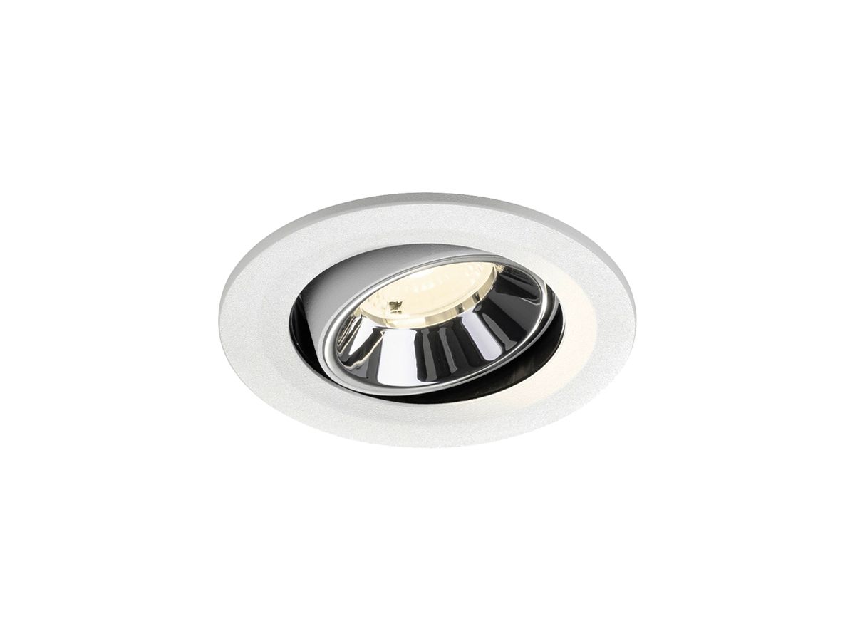LED-Downlight SLV NUMINOS MOVE S 6.7W 1050lm 4000K MB DALI Ø90 ws/cr