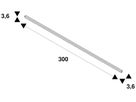 AP-Stromschiene SLV S-TRACK DALI 3-phasig, 3m, weiss