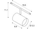 LED-Leuchte SLV NOBLO für NV-Seilsystem TENSEO 12V 8.5W 420lm 2700K 36° schwarz