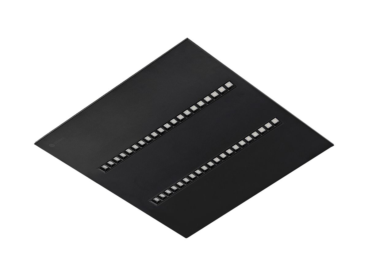 LED-Panelleuchte LEDVANCE PL INV 38W 4700lm 3000K DALI 620×620 schwarz