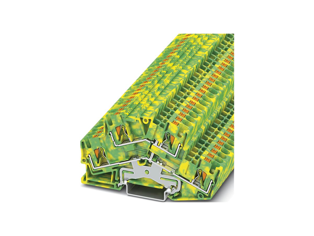 Schutzleiterklemme PTTBS 4-PE, grün/gelb