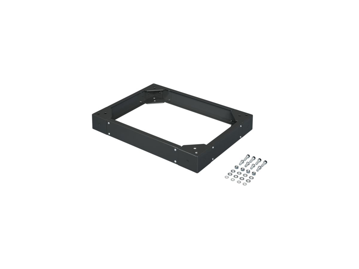 Sockel Rittal TS 8601.860 800×100×600mm für VX/TS Stahl grau