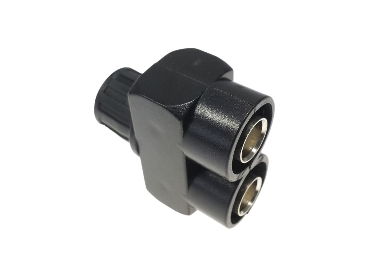 Adapter BNC 50 Ohm f-m-f isoliert