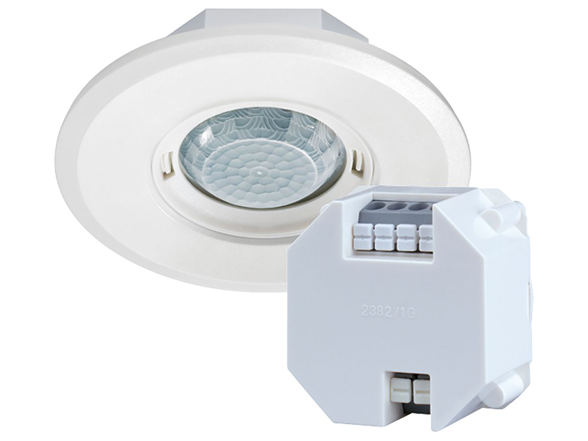 UP-Präsenzmelder ESYLUX PD-FLAT-S 360i/8 RW DALI, weiss