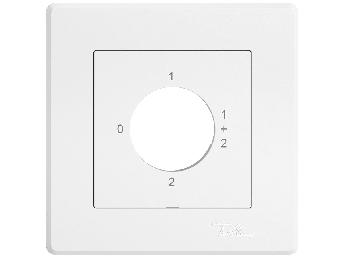 UP-Montageset EDIZIO.liv SNAPFIX® f.Drehschalter m.Schloss 0-1-1+2-2 ws