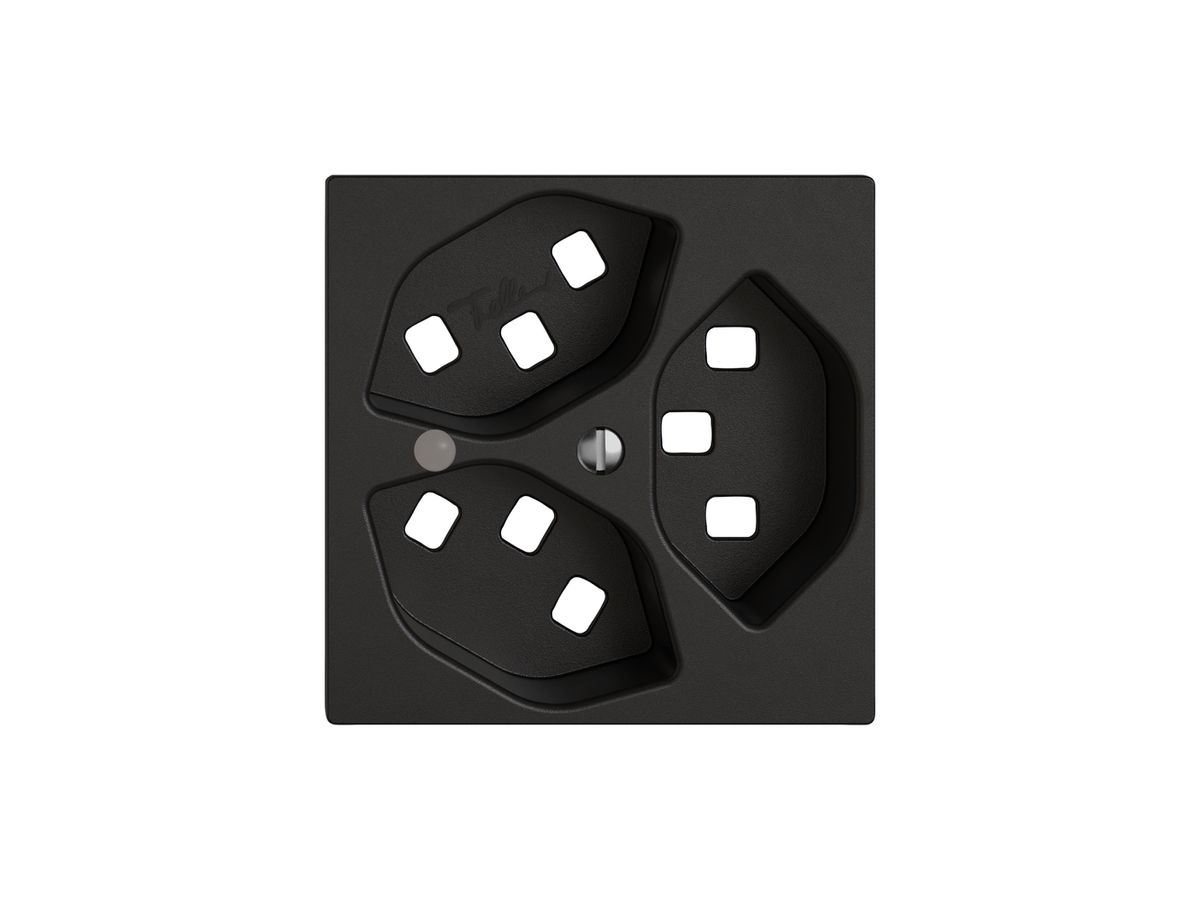 Montageset EDIZIO.liv SNAPFIX® für 3×T23 mit Frontlinse sz