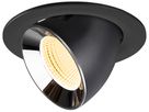 LED-Downlight SLV NUMINOS GIMBLE L 17W 2500lm 3000K WB DALI Ø145 sz/cr
