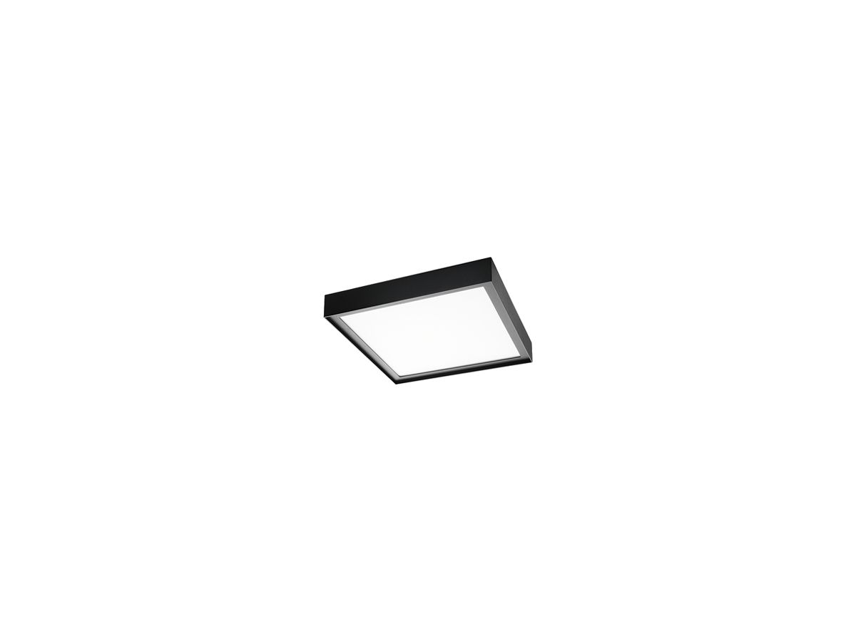 LED-Anbauleuchte SG Disc 285 22W 1920lm 827 DALI 283×283mm schwarz