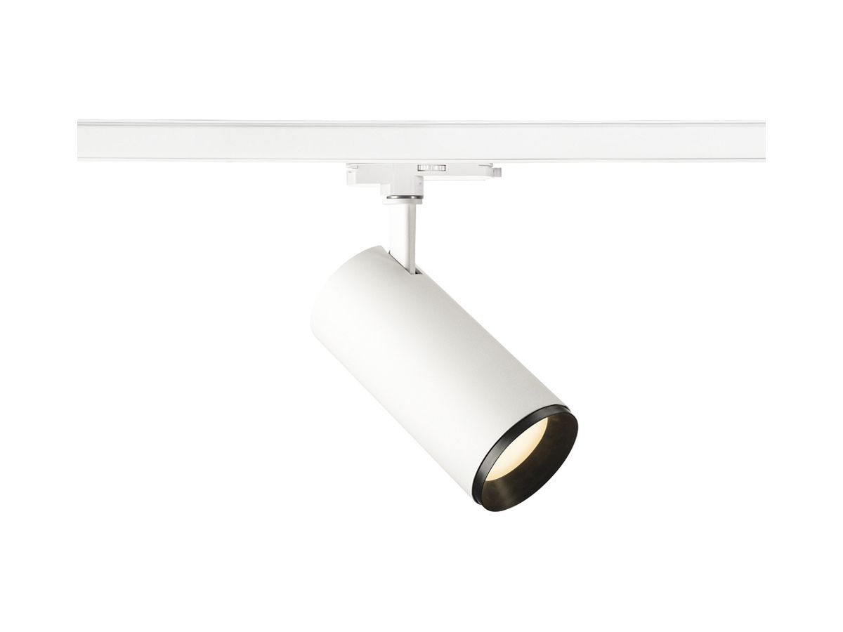 LED-Spot SLV 3~ NUMINOS L DALI 28W 2440lm 2700K 24° Ø100×213mm weiss