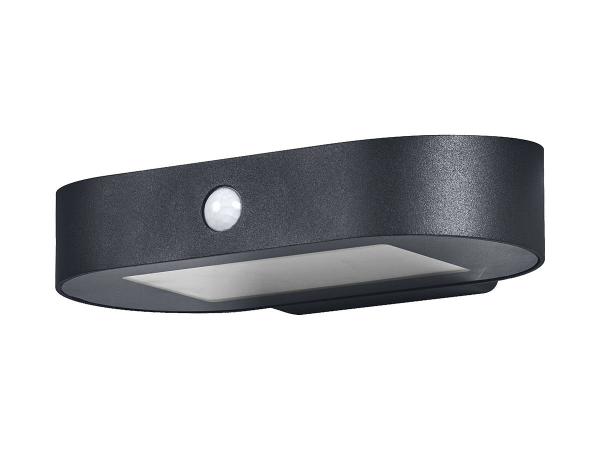 LED-Wandleuchte LEDVANCE ENDURA Solar PIR SEN 4W 380lm 3000K IP44 schwarz