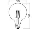 LED-Lampe LEDVANCE CLASSIC GLOBE E27 3.4W 470lm 827 R39 klar Ø125×168mm