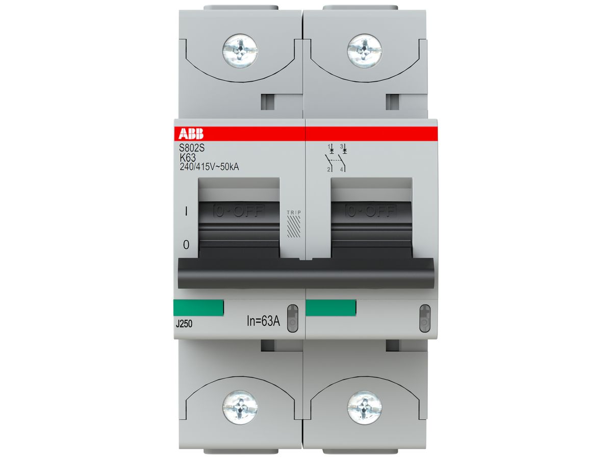 Leitungsschutzschalter ABB S802S-K 63A 50kA