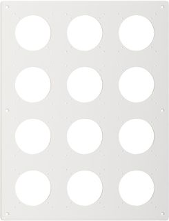 NUP-Kopfzeile Feller NEVO, 4×3, für N.CO-Apparate, weiss