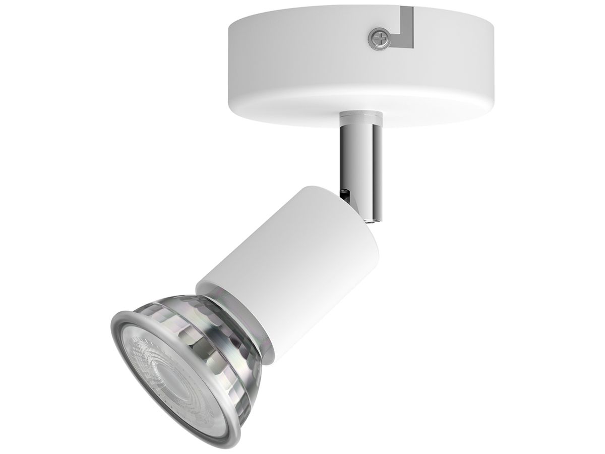 Spot Philips Limbali GU10 1×50W Ø80×130mm weiss