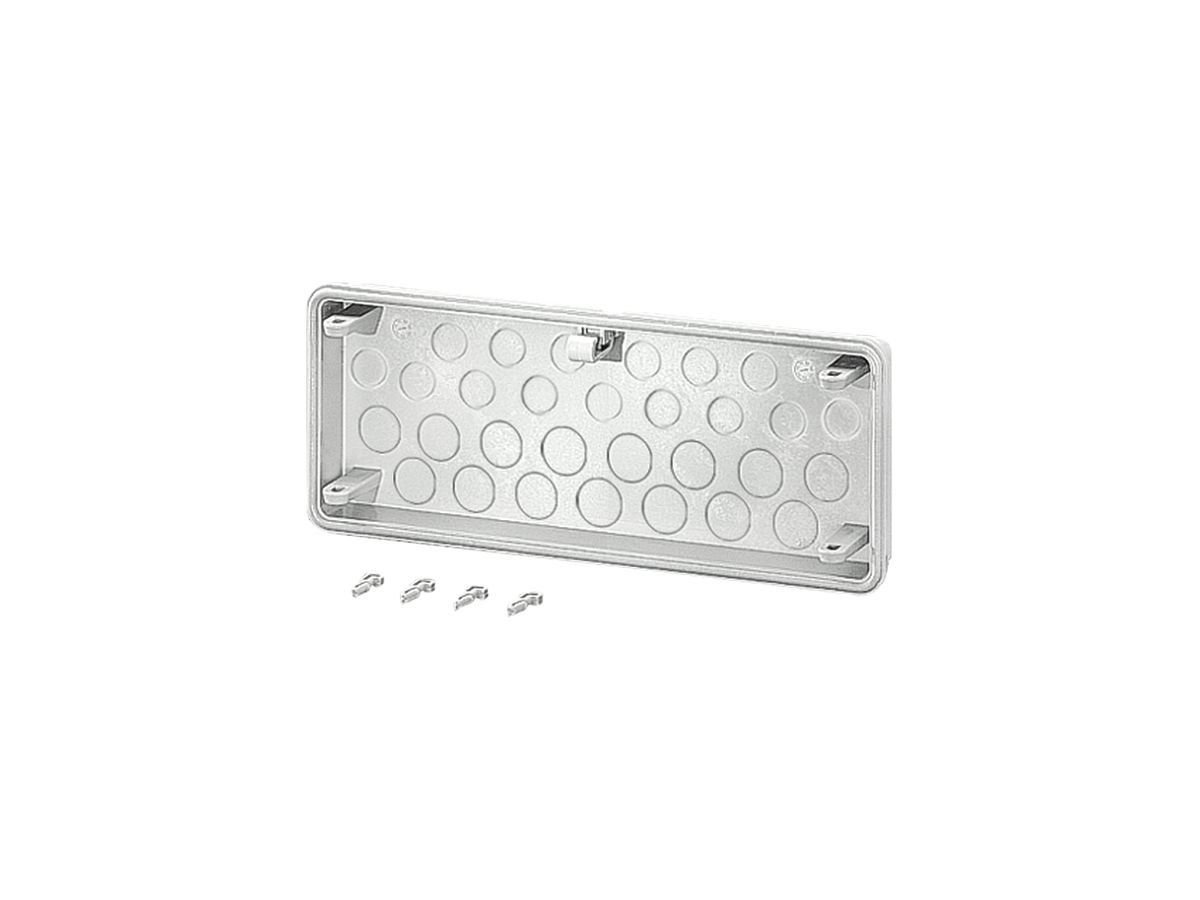 Anbauflansch Hensel für Wand 300mm, 15×M20, 15×M16
