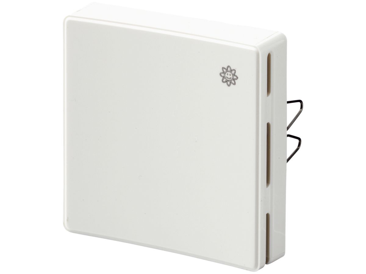 UP-KNX-Raumfühler-Frontmodul Siemens %F/°C aktiv weiss