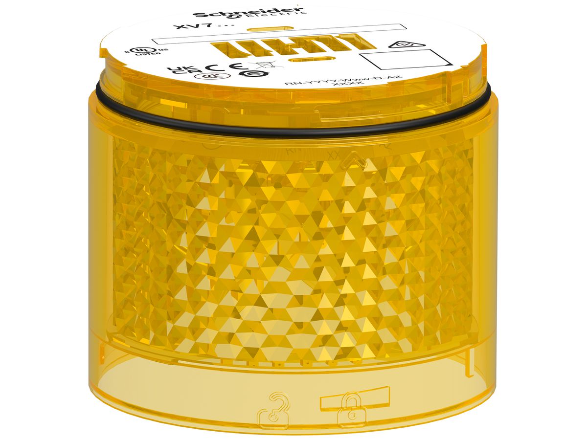 LED-Leuchtelement Harmony 24VAC/DC gelb Blitzlicht