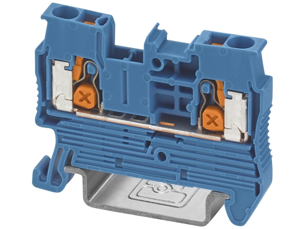 Durchgangs-Reihenklemme PX XT 2,5 BU 4mm² 24A 800V 2×1 TH35 bl