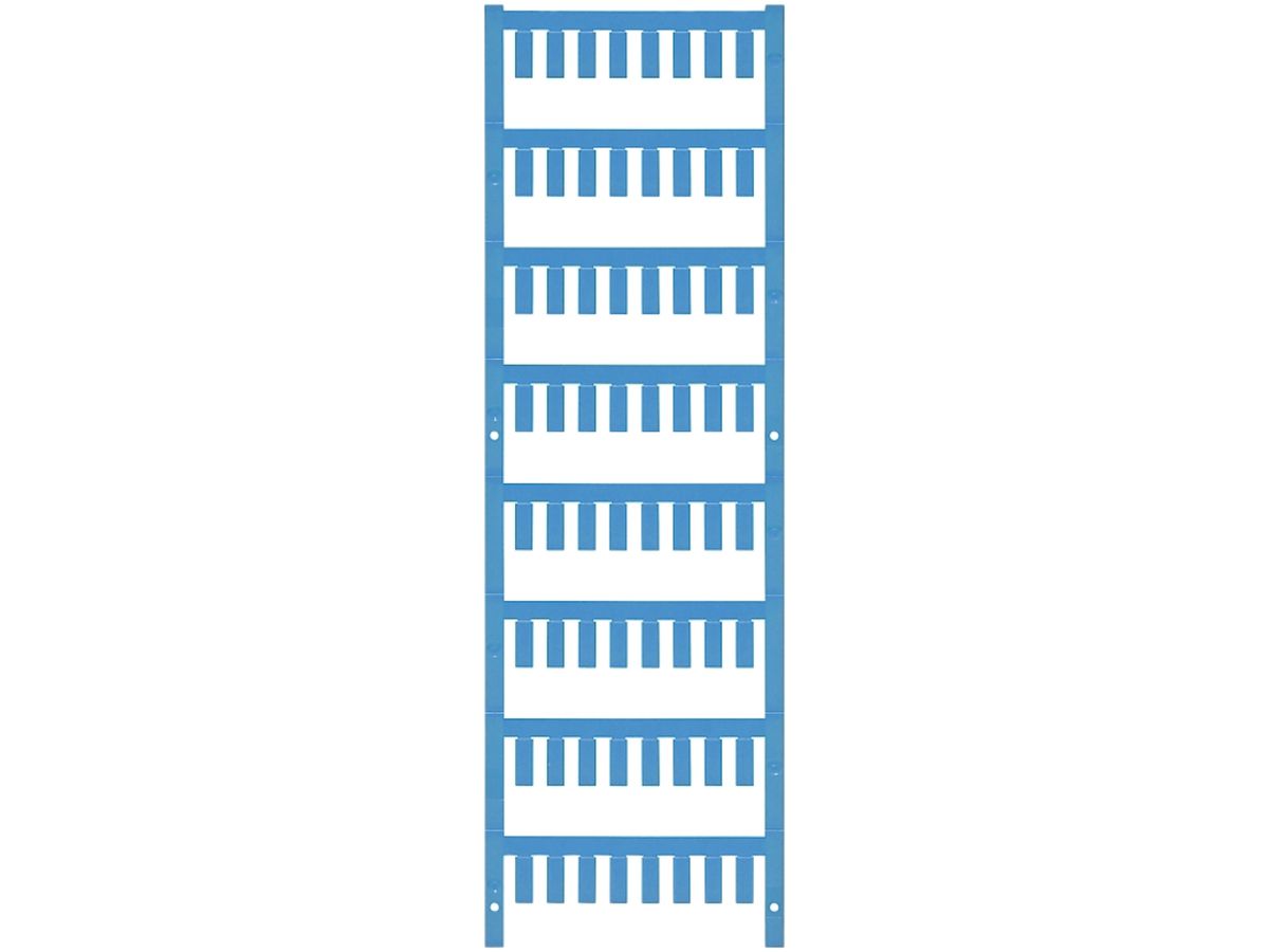Leitermarkierer Weidmüller MultiCard SF für Ø3…3.7mm 12×4.6mm PA66 blau