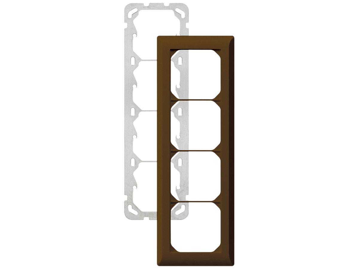 UP-Kopfzeile kallysto.line 4×1 braun vertikal