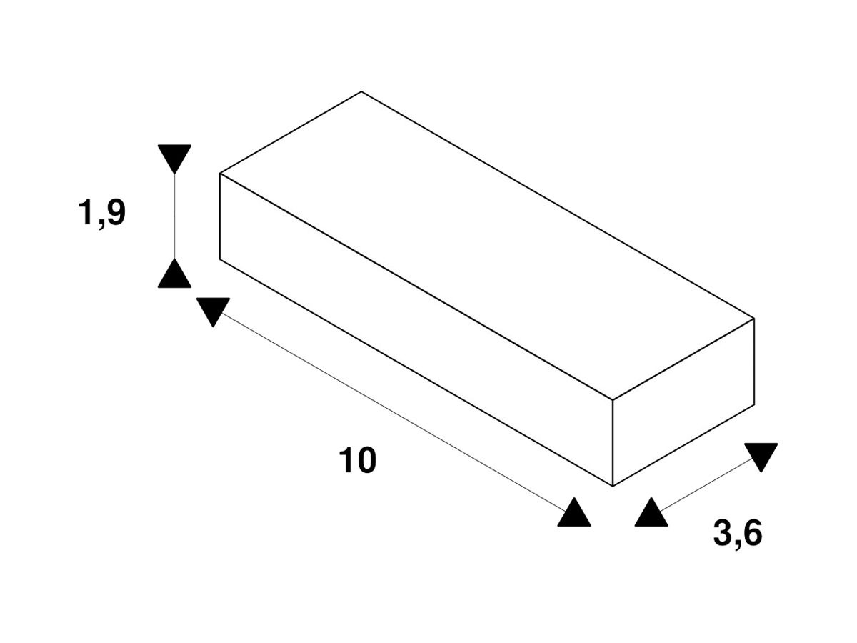 AP-Verbinder/Pendel-Montageclip SLV für AP-Stromschiene EUTRAC 3-phasig, weiss