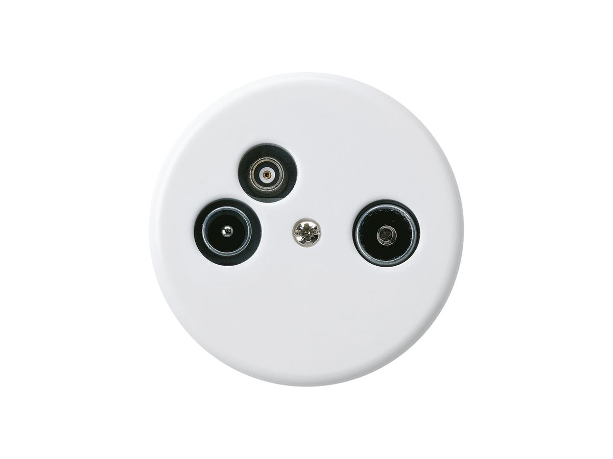 Antennendose TV-R-Daten basico A 2GHz 10.5db weiss