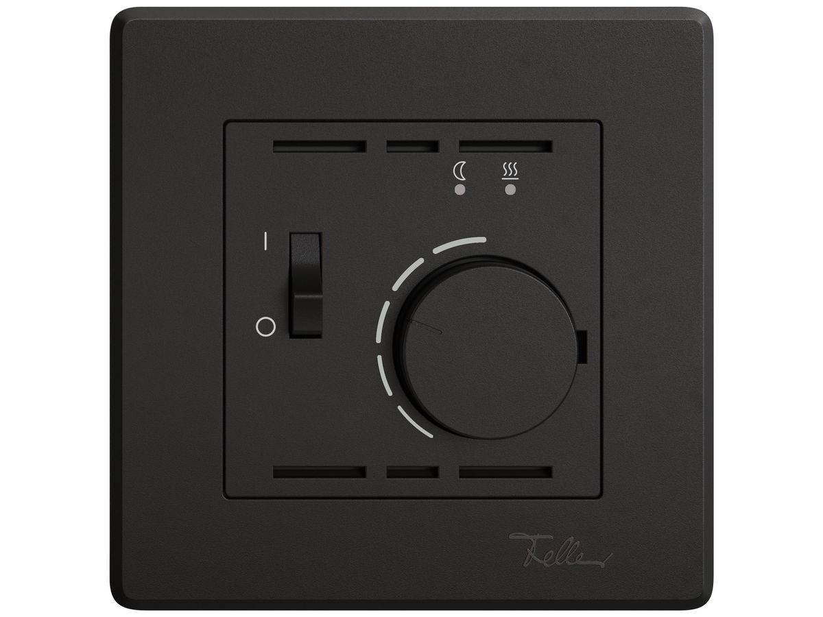 UP-Raumthermostat EDIZIO.liv SNAPFIX® m.Temperaturbegr.f.Bodenheizungen sz