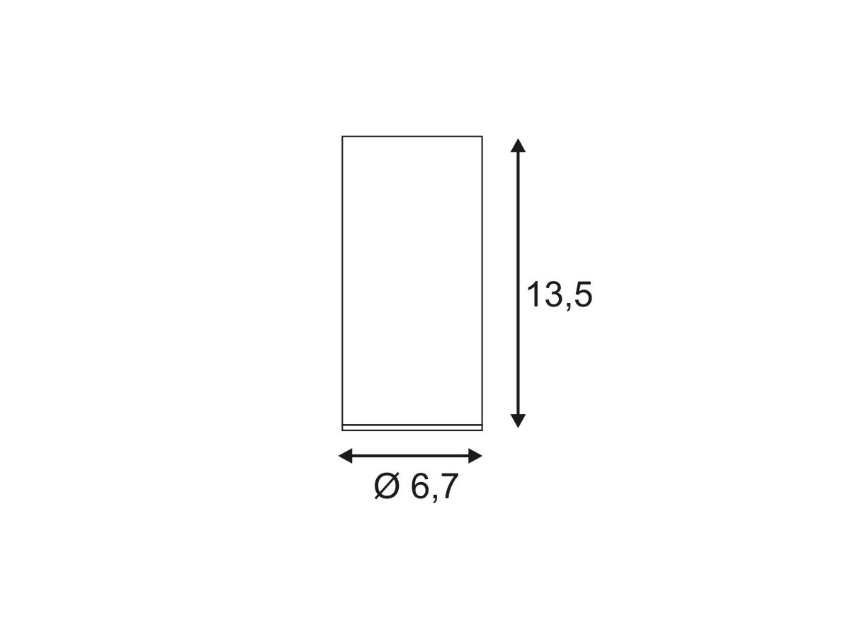 Deckenleuchte SLV ENOLA_B CL-1, GU10 35W IP20 weiss