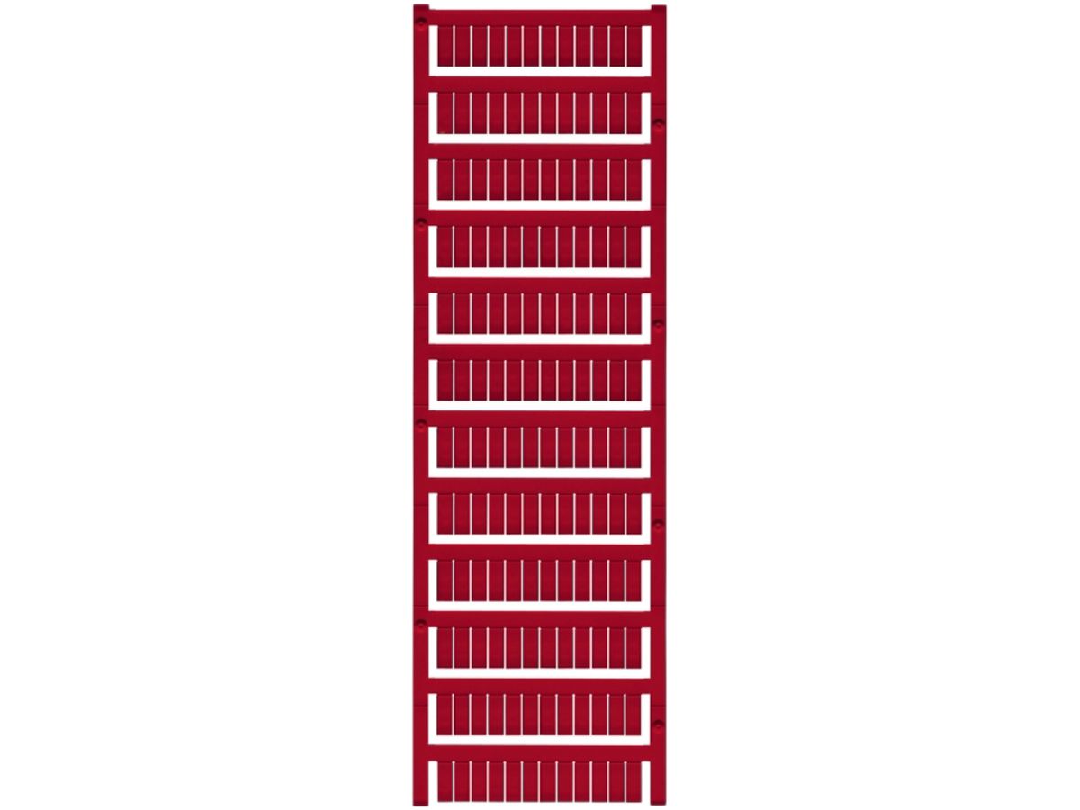 Klemmenmarkierer Weidmüller MultiCard WS 12×5mm PA66 rot