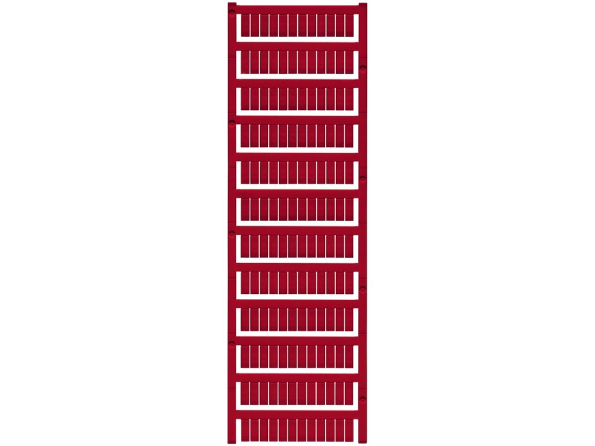 Klemmenmarkierer Weidmüller MultiCard WS 12×5mm PA66 rot